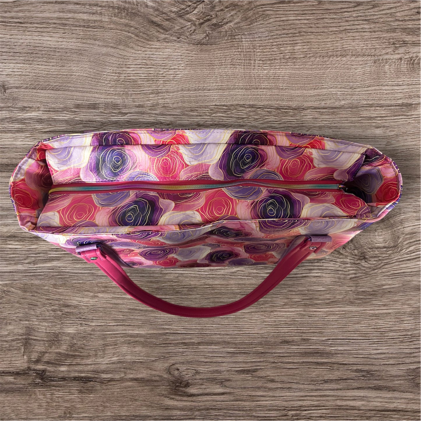 Stain glass Roses Sloan Travel bag