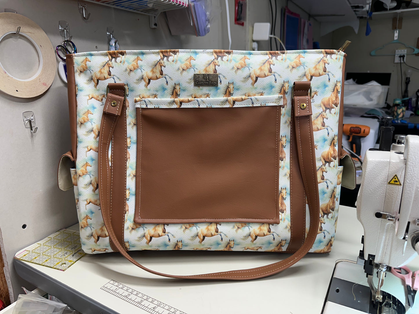 Custom bags and wallets.