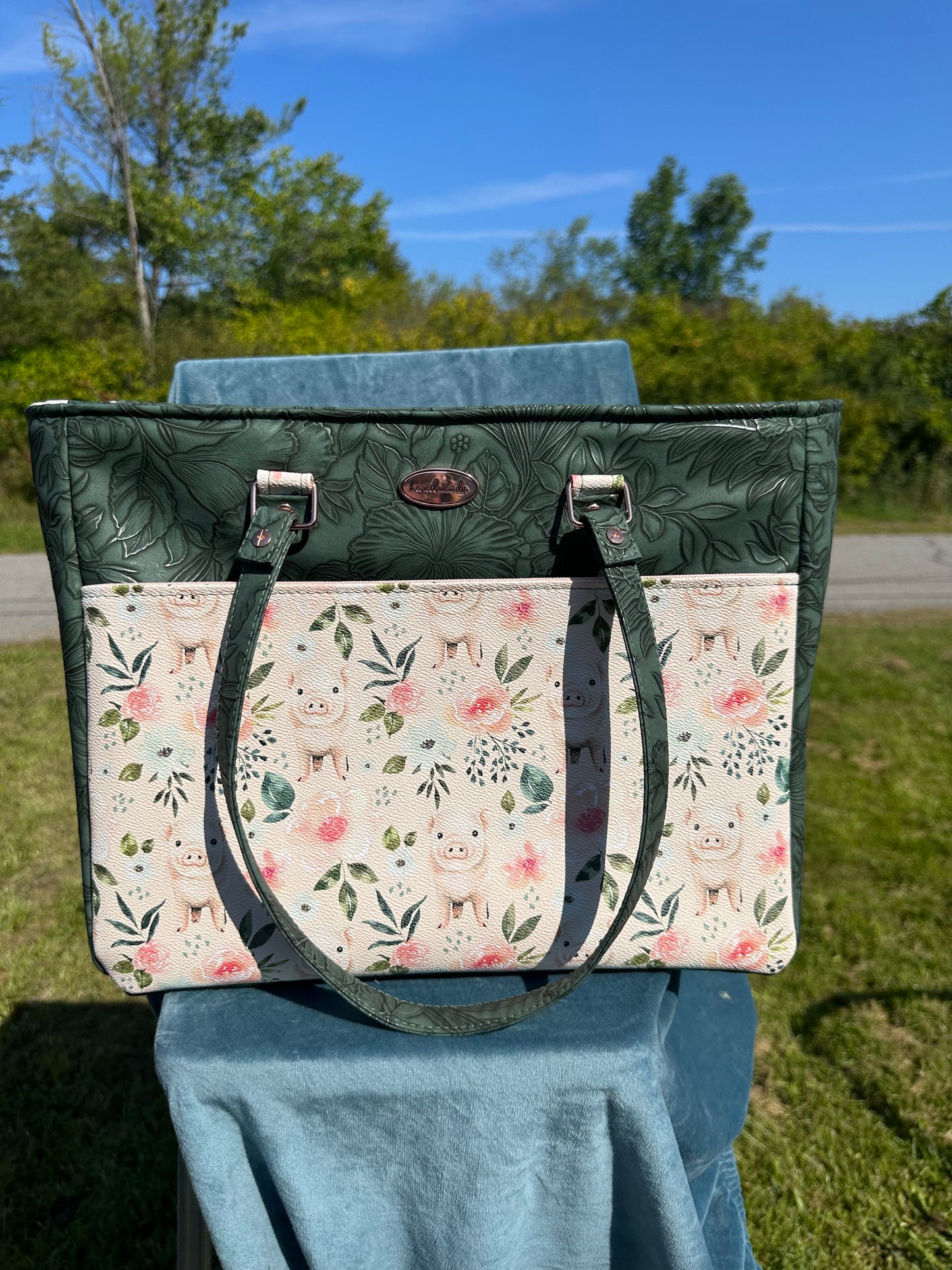Custom bags and wallets.