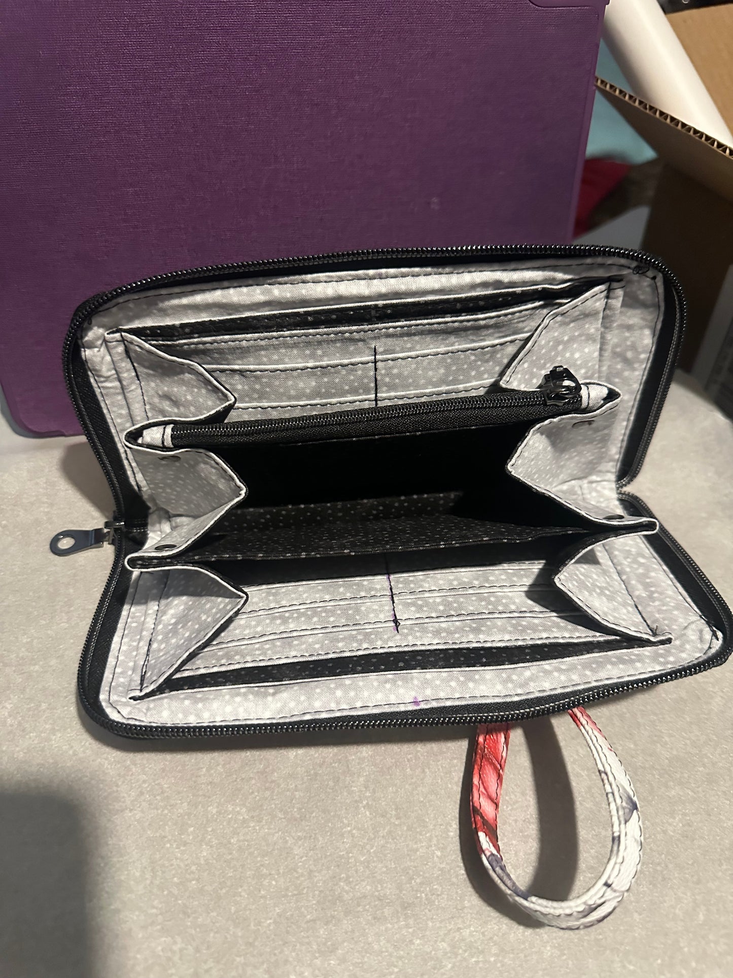 Custom bags and wallets.