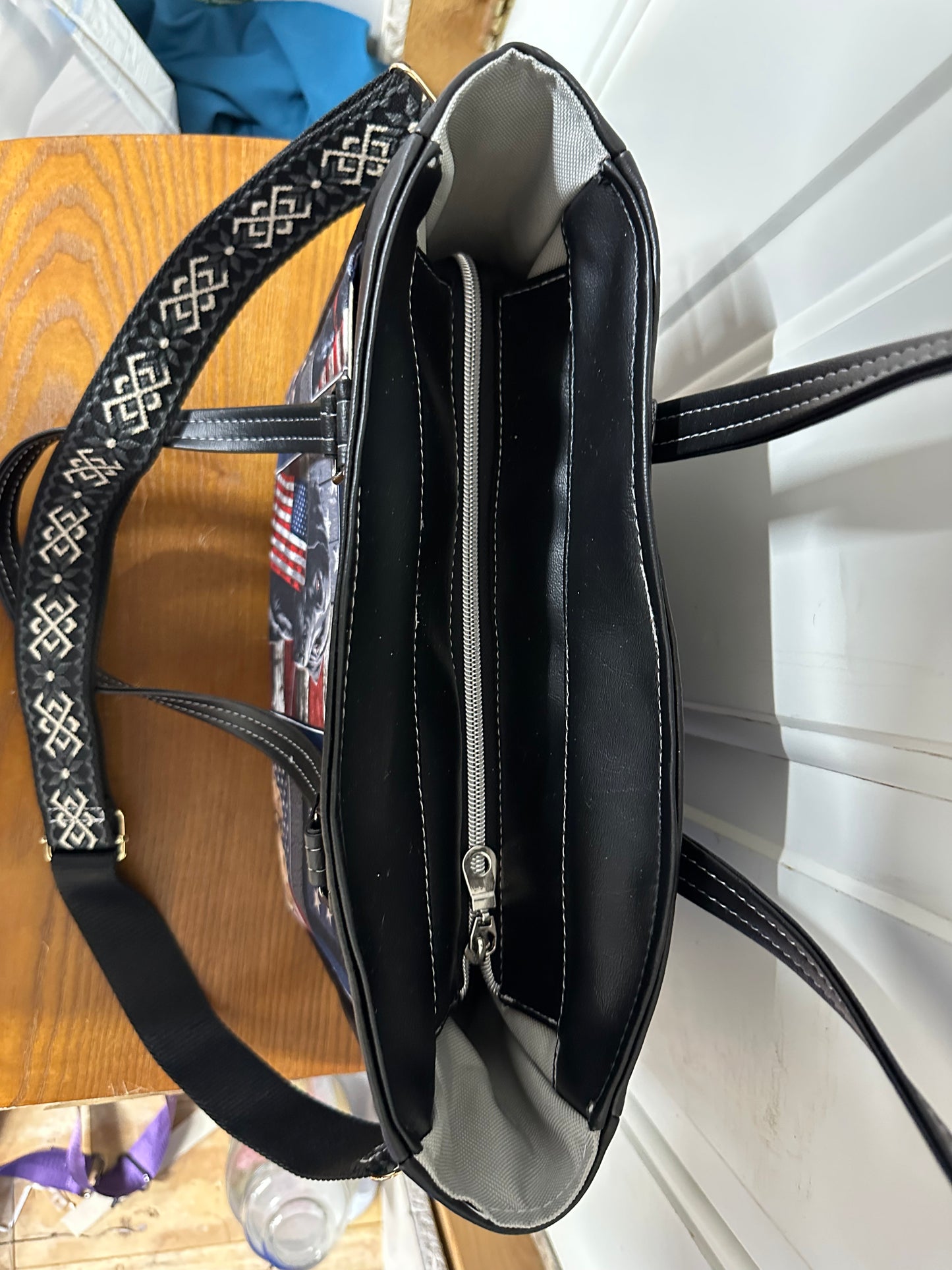 Black Lab Becca tote