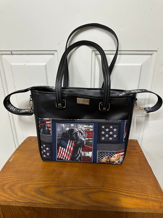 Black Lab Becca tote