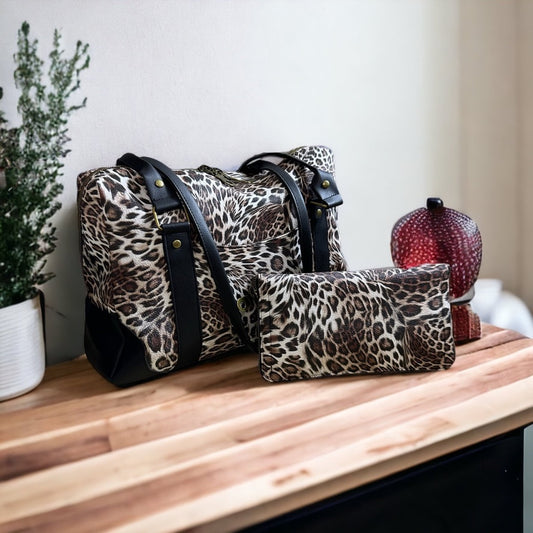 Brown Leopard Collette